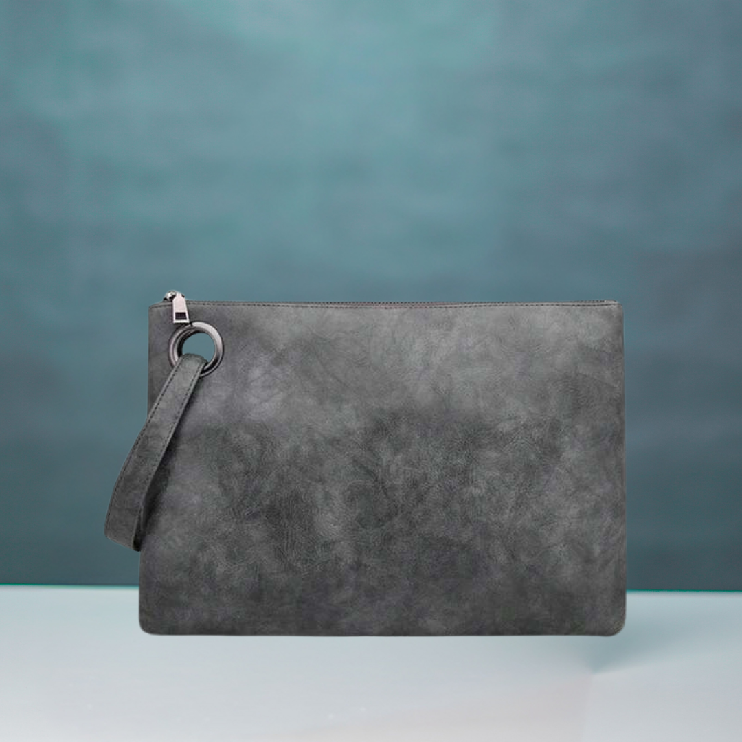 Women's clutch bag leather