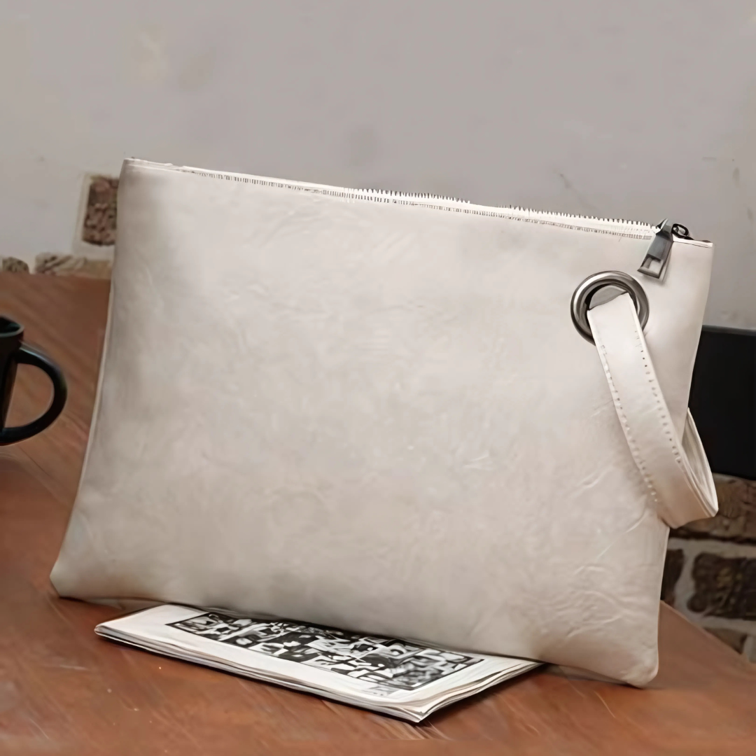 Women's clutch bag leather