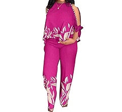 VONDA Women Fashion Pant Sets